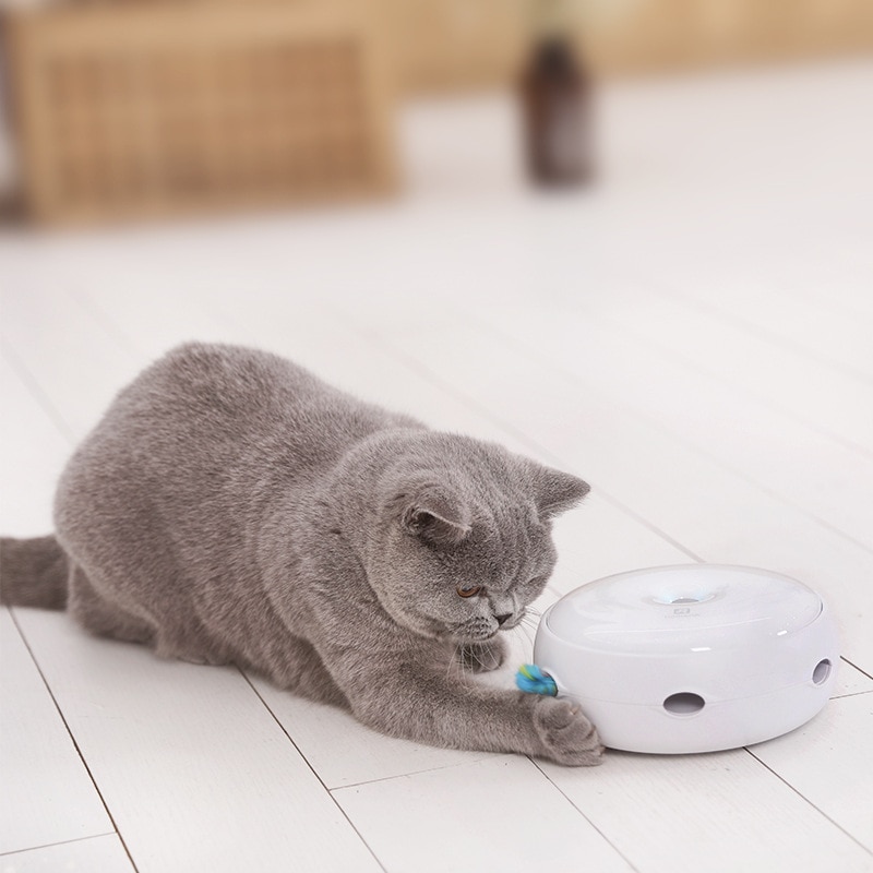 Juguetes Inteligentes para Gatos - Teaser Giratorio con Música y Luces — imagen 2