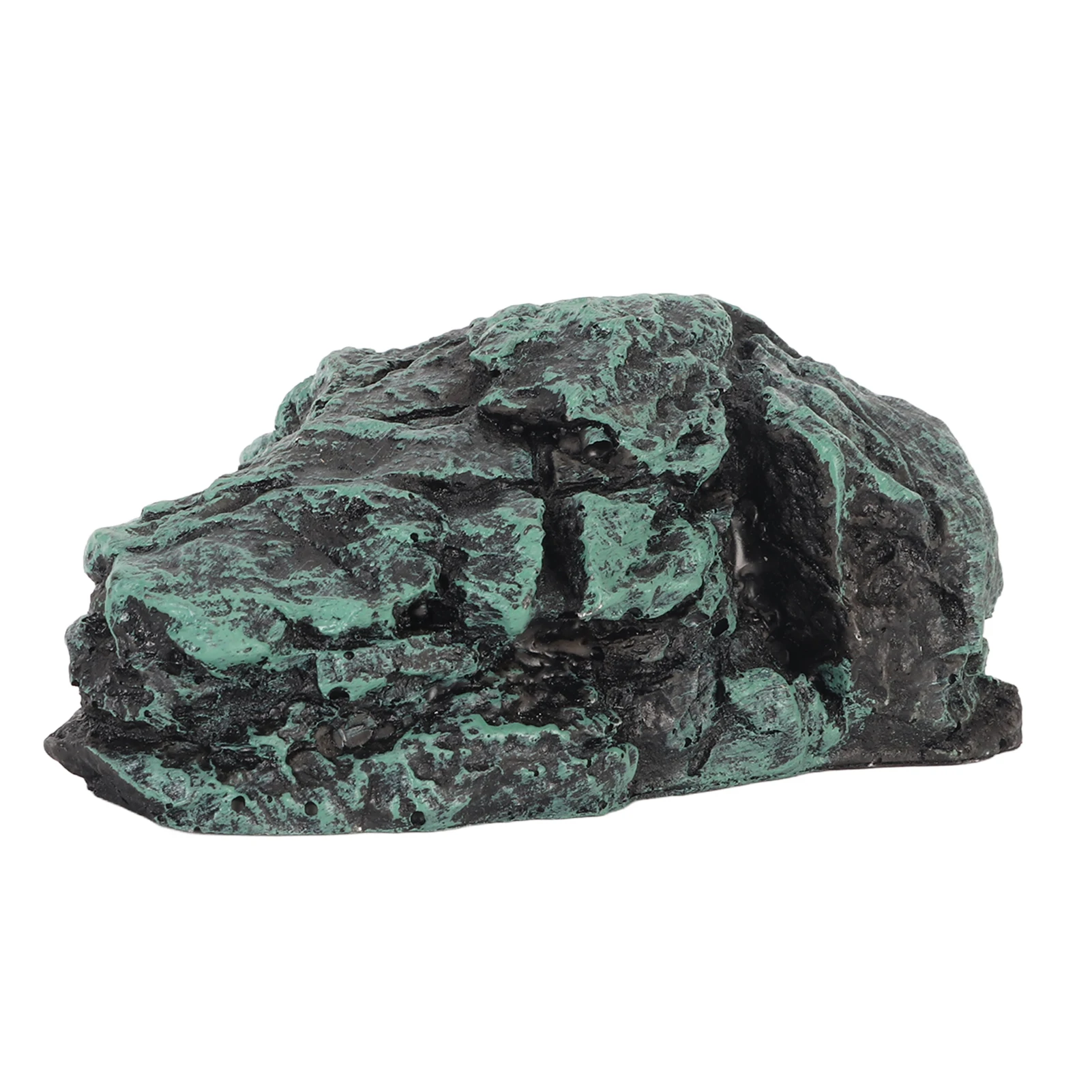 Reptile Rock Hide Cave Simulation Realistic Safe Comfortable Resin Rock Hideout for Terrarium Decoration — image 6