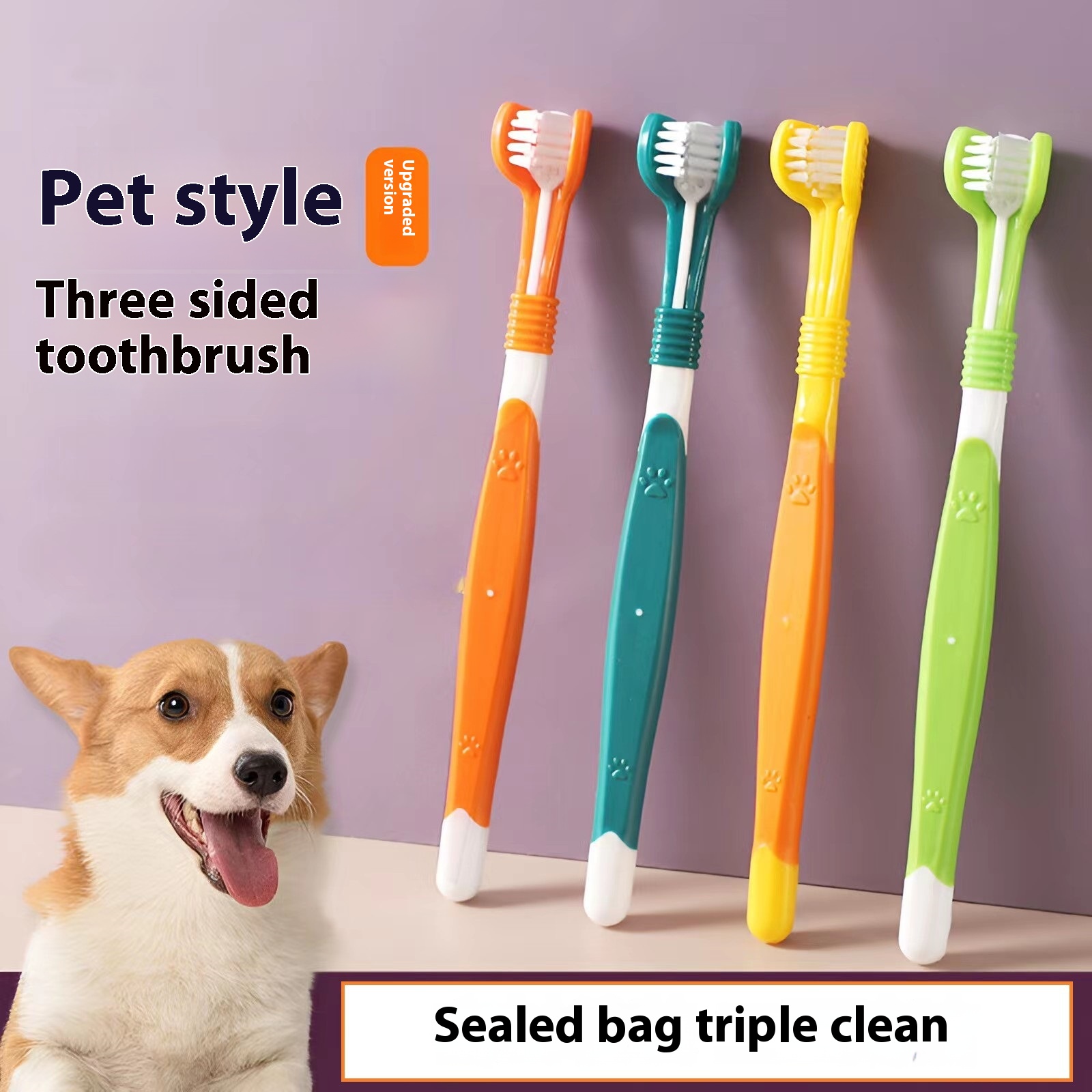 Cepillos Dentales para Mascotas Productos de Limpieza Oral — imagen 4