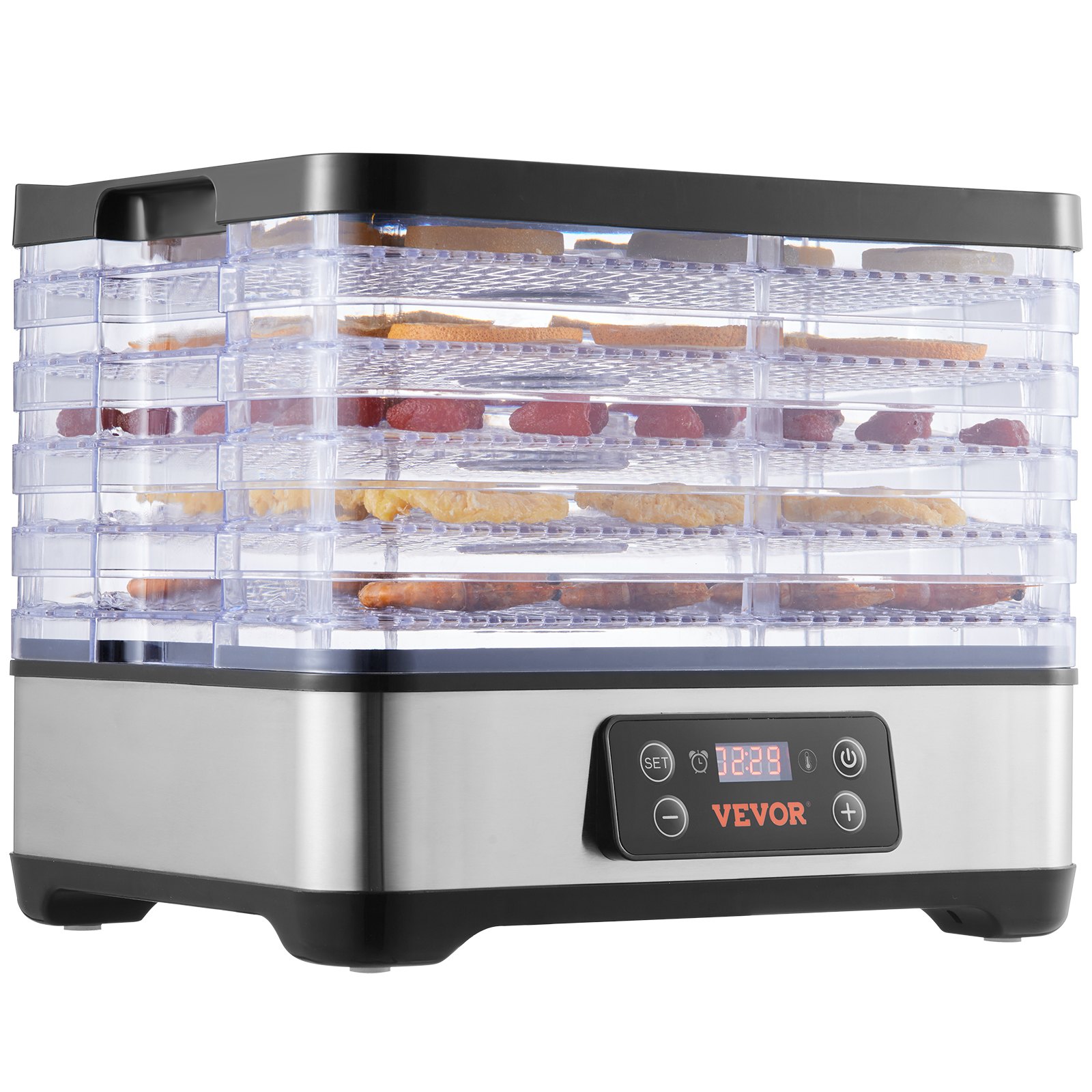 Food Dehydrator Machine, 5-Tray Fruit Dehydrator, 300W Electric Food Dryer Digital Adjustable Timer & Temperature For Jerky, Herb, Meat, Beef, Fruit, Dog Treats And Vegetables, ETL Listed — image 4