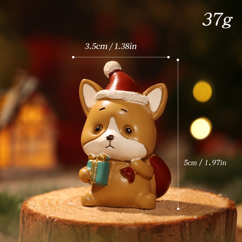 Christmas Resin Reindeer Figurine Creative Christmas Decoration Ornament for Holiday Display — image 10