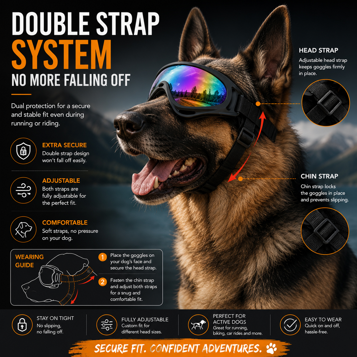 Gafas para Perros de Mediana y Gran Tamaño — imagen 2