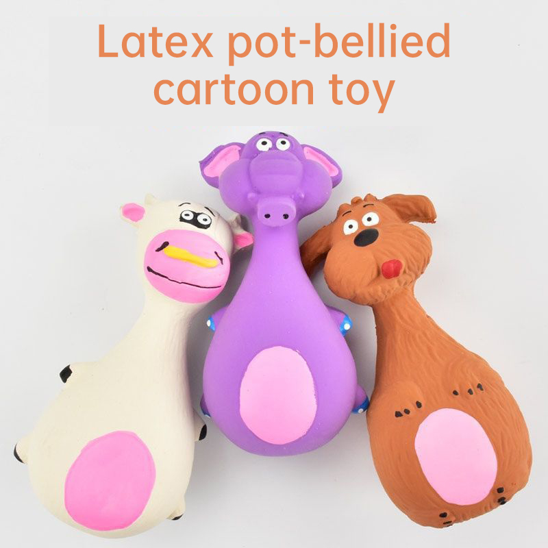 Pet Supplies Dog Toys Dog Voice Latex Cute Cartoon Toys Bite Resistant Latex Toys — image 1