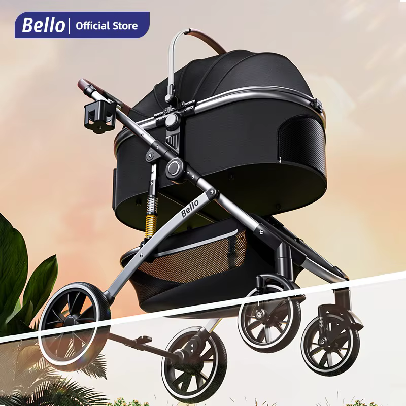 Carrito de lujo para mascotas (Listo para enviar) - Fabricante de cochecitos para perros y gatos, carritos y productos de viaje — imagen 2