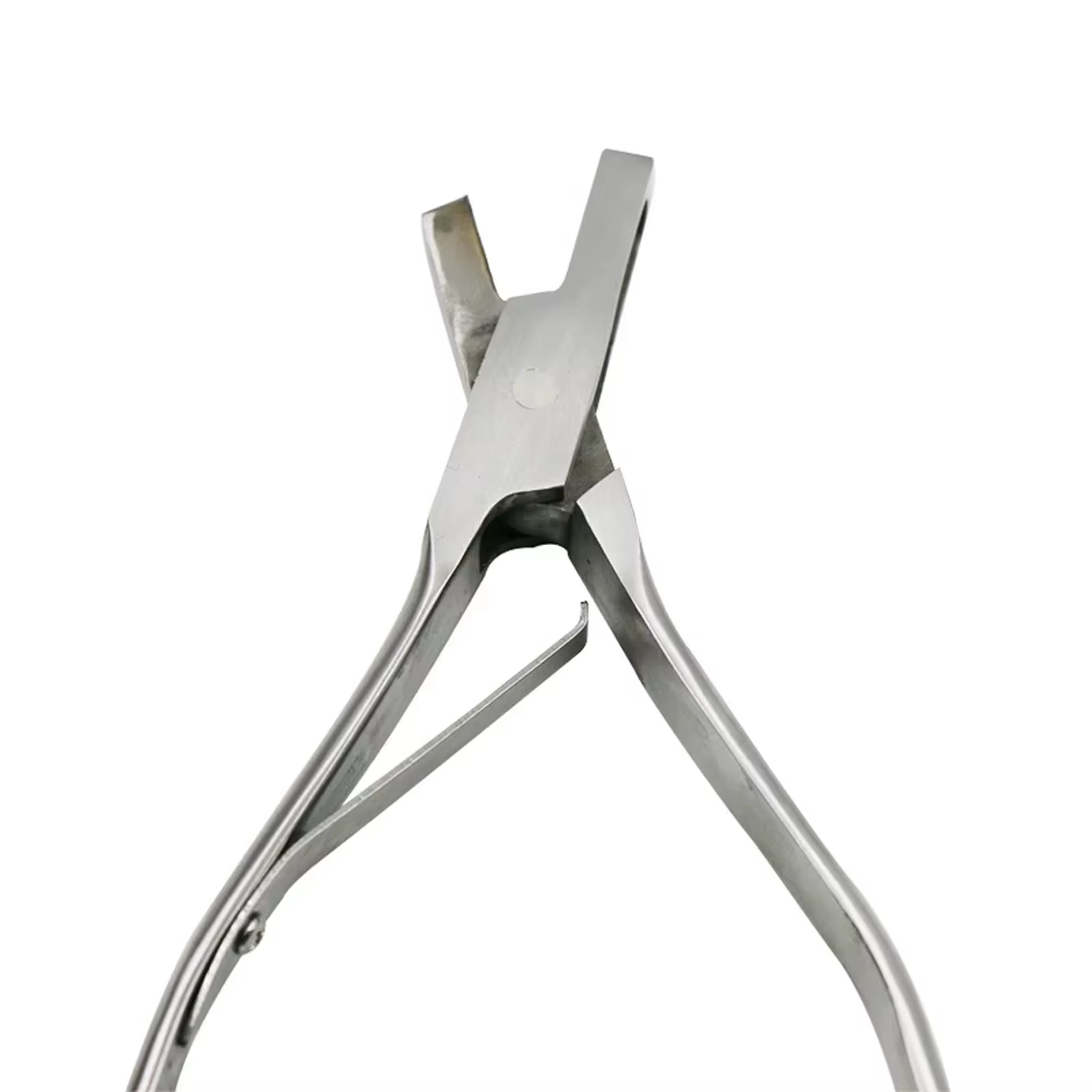 Pig Ear Tag Pliers Ear Clip Pig Stainless Steel U-shaped And V-shaped Equipment Farm Animal Ear Notch Numbering Tongs — image 1
