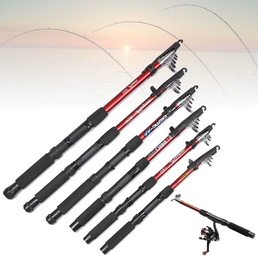 1.5-3.0m Outdoor Fiberglass Sea Fishhing Rod Portable Spinning Telescopic Fishing Rod Pole Hard Durable Fishing Tackle Tools — image 5