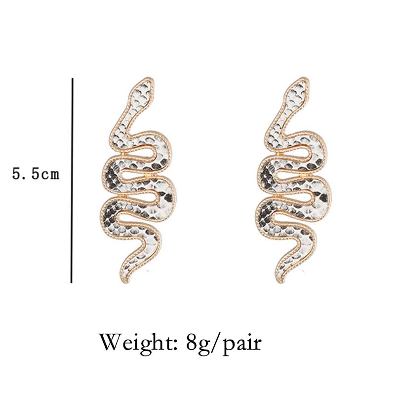 Vintage Leather Abalone Shell Snake Shaped Stud Earrings Geometric Irregular For Women Girls Party Jewelry Gifts — image 6