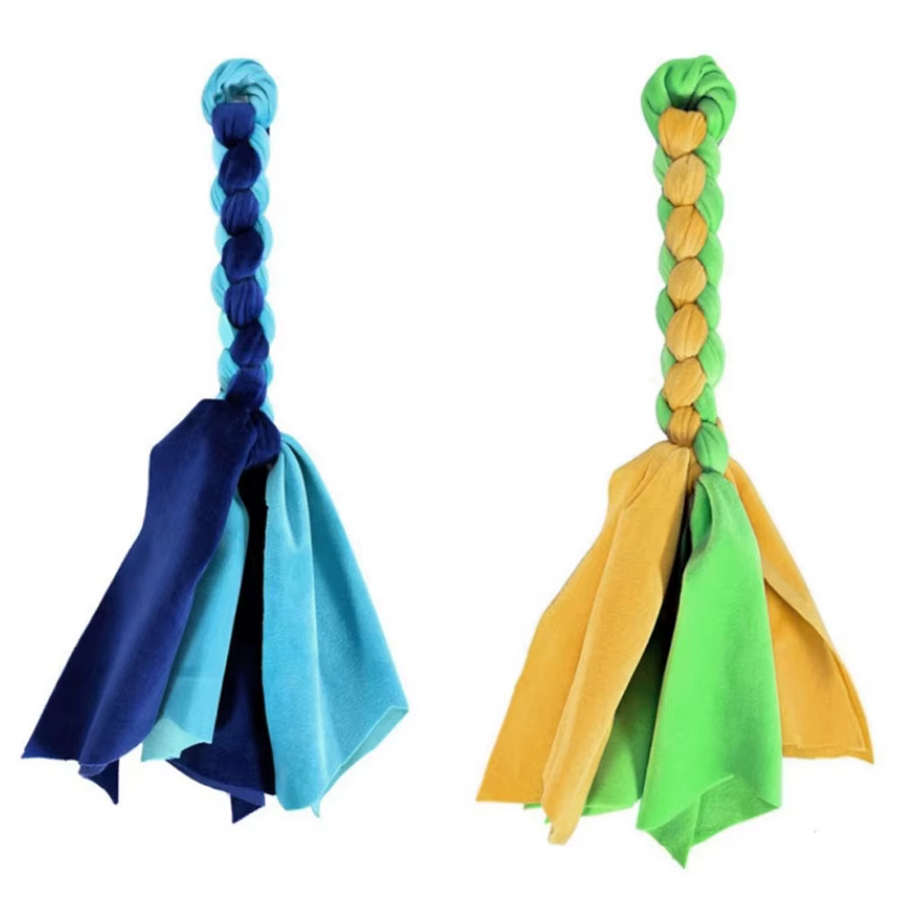 Dogs Flirt Lure Pole Stick Toys Pet Interactive Chasing Tail Teaser Wand Training Chewing Rope Cat Pet — image 2