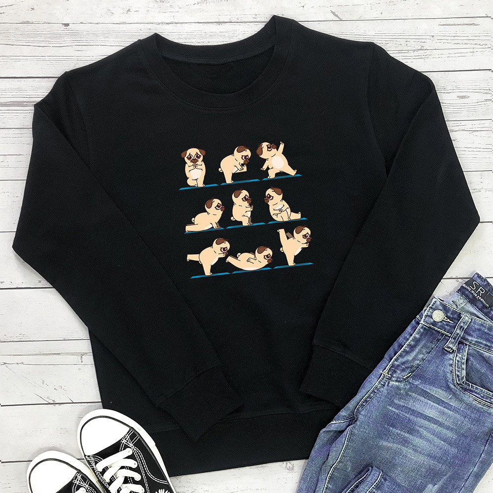Yoga dog yoga hoodie — image 1