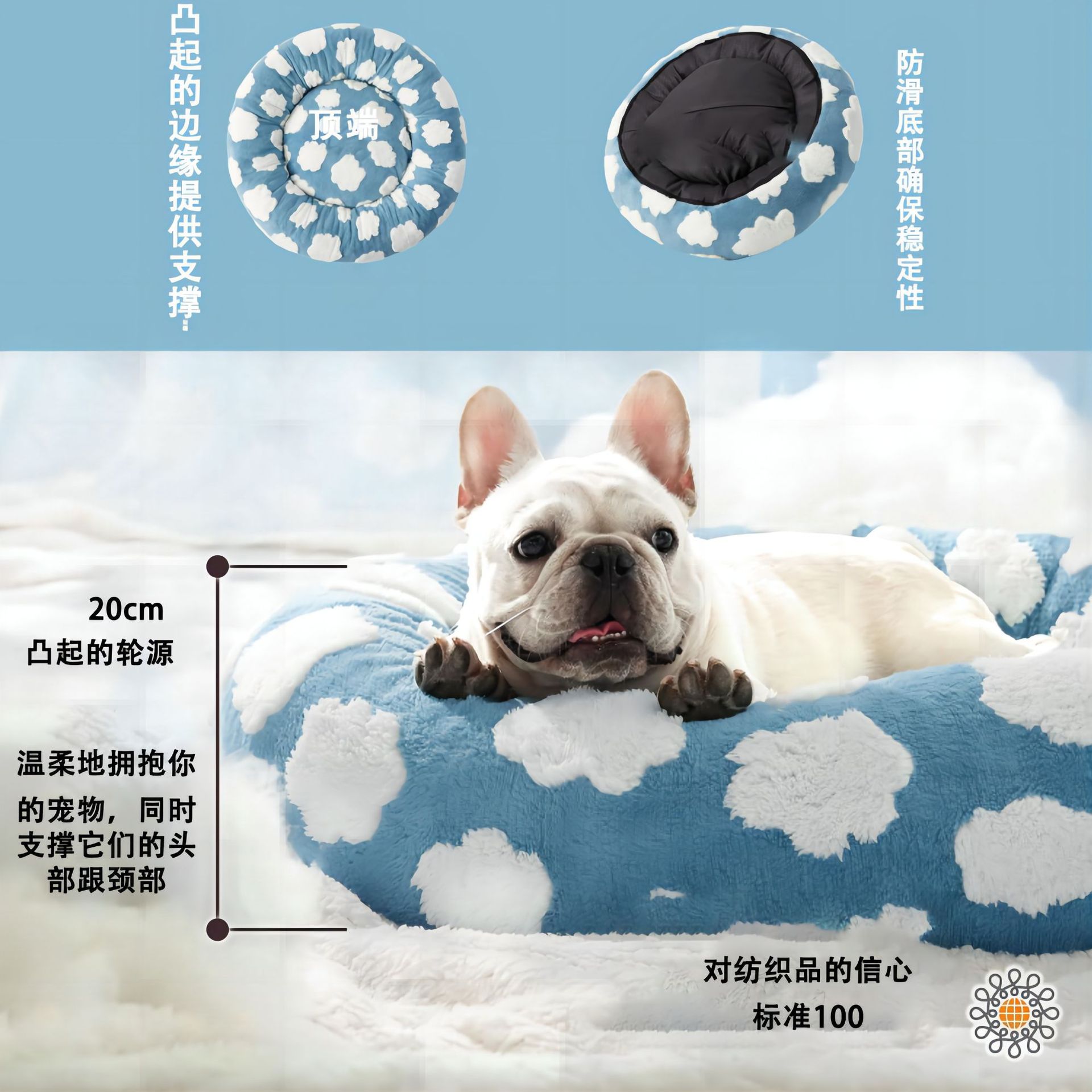 Dog house cat house pet round cat house four seasons universal warm pet house — image 2