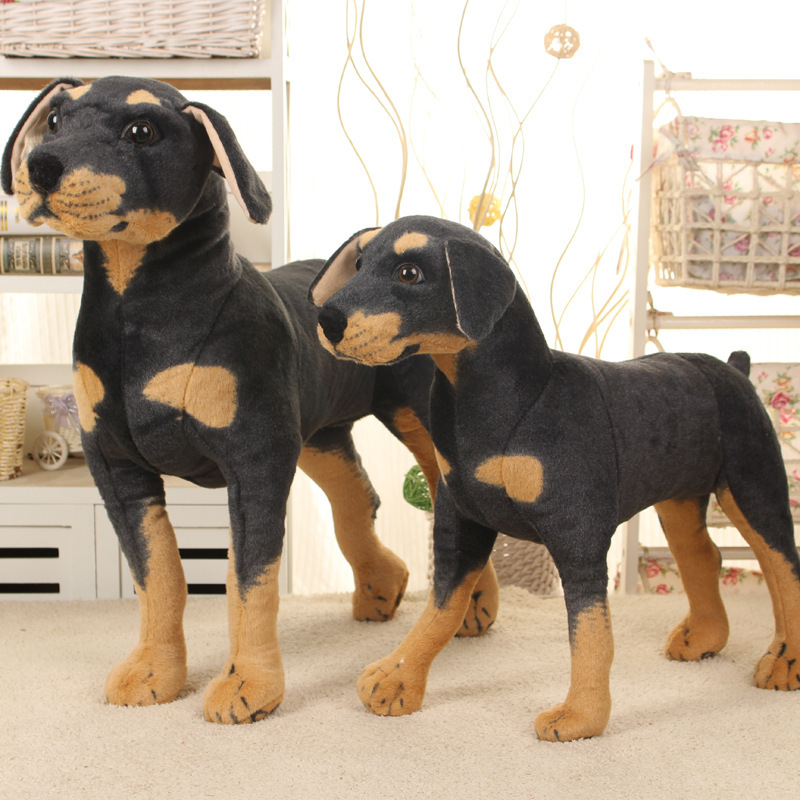 Black Dog Simulation Doll Plush Toys — image 4