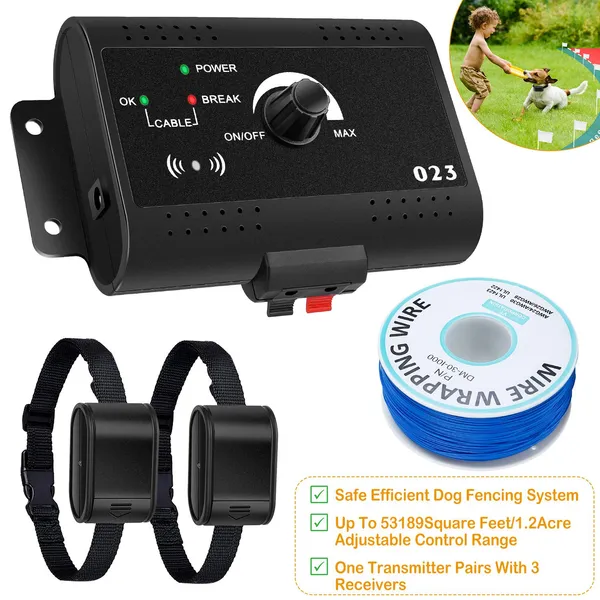 Sistema de Contención para Perros con Collar de Choque Eléctrico Pet Tone, Resistente al Agua, para Perros Pequeños, Medianos y Grandes — imagen 4