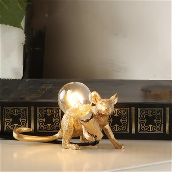 Lámpara de Resina Mini Animal Ratón Luz — imagen 6
