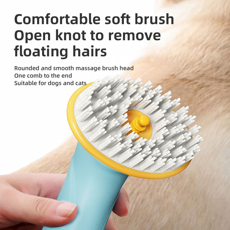 Pet, Dog, Bath Brush, Special Brush For Cat, Silicone Massage Brush, Cleaning Magic Tool, Dog Scrub — image 3