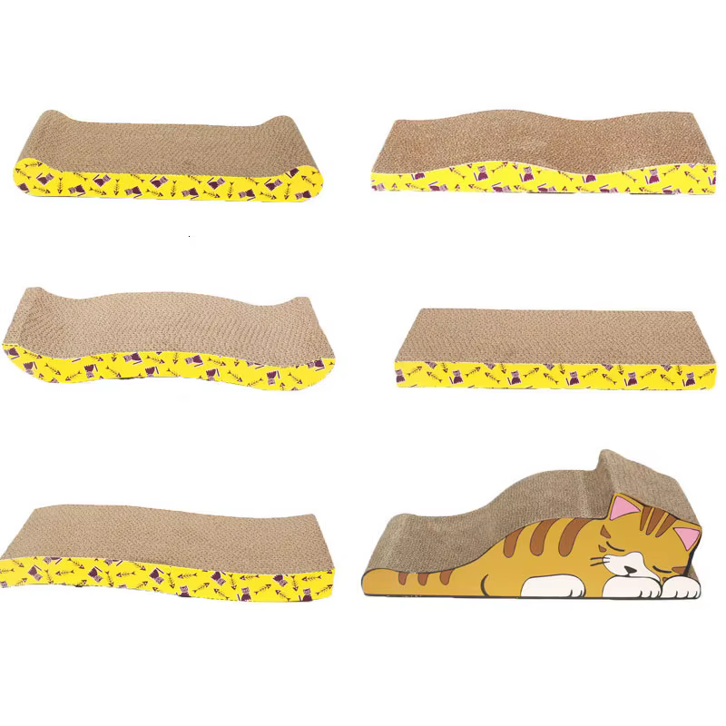 Cat Scraper Wearable Toy Cat Scratcher Cardboard Scraper for Cats Katten Scratch Board Scratching Post Claw Grinder Pet Products — image 2