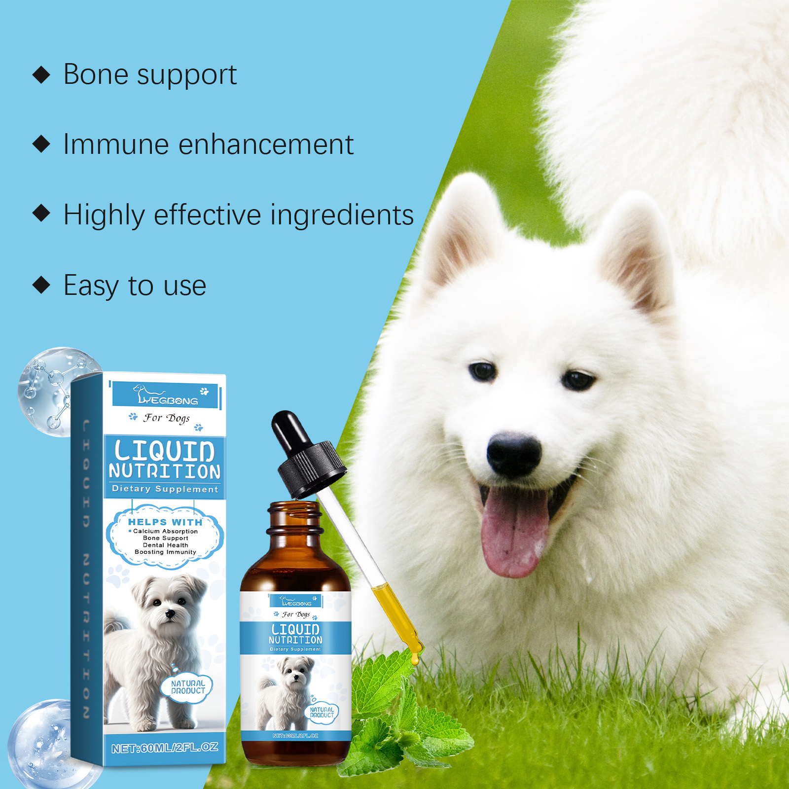 Pet Vitamin Supplement Drops Enhance Immunity And Promote Vitality Healthy Dietary Supplement Drops — imagen 4