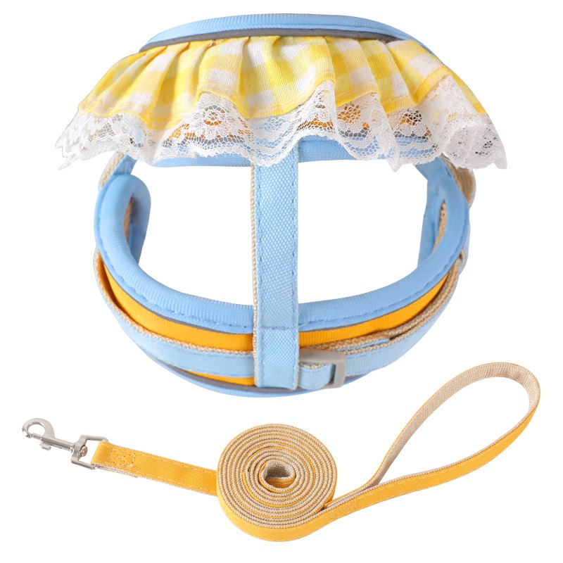 Fashion New Cat Anti-Breakaway Leash Small Dog Chest Strap Teddy Bichon Dog Chain Adjustable — image 5
