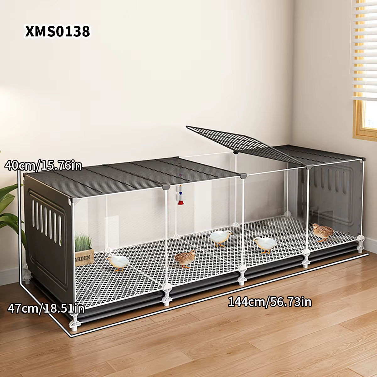 Chicken Coop for Home Use, Large Breeding Cage, Chicken House, Chicken Nest, Automatic Manure Cleaning, Duck Cage, Wire Mesh, Balcony Outdoor Poultry Cage — image 2