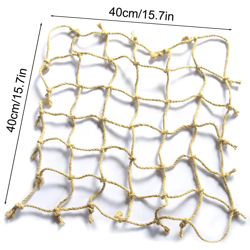 Bird Toy Parrot Rope Climbing Net Bird Supplies Gnawing Toy Parrot Adventure Toy — image 5