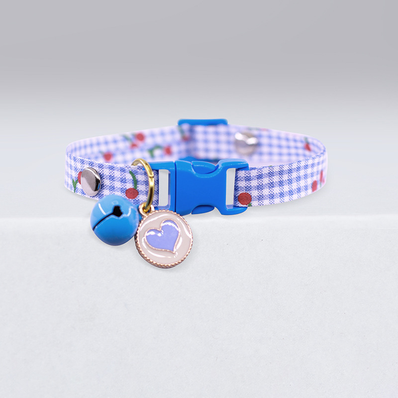 Collar con Campana de Punto Polka para Gatos y Perros Pequeños, Accesorio de Moda para Mascotas — imagen 4