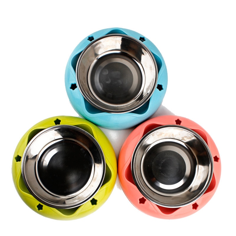 Durable Pet Dog Bowl Stainless Steel Non-slip Drinking Feeding Dual-use Food Feeder For Small Medium Dogs Cats Pet Accessories — image 5