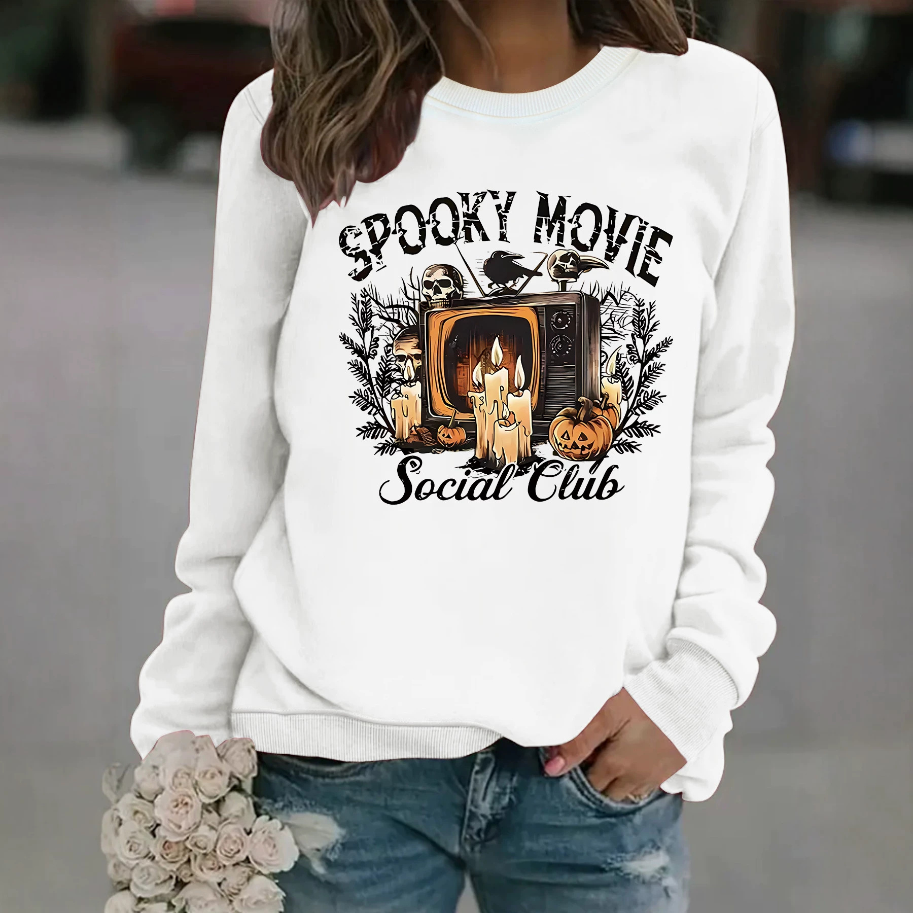Crow base long sleeved hoodie — image 3