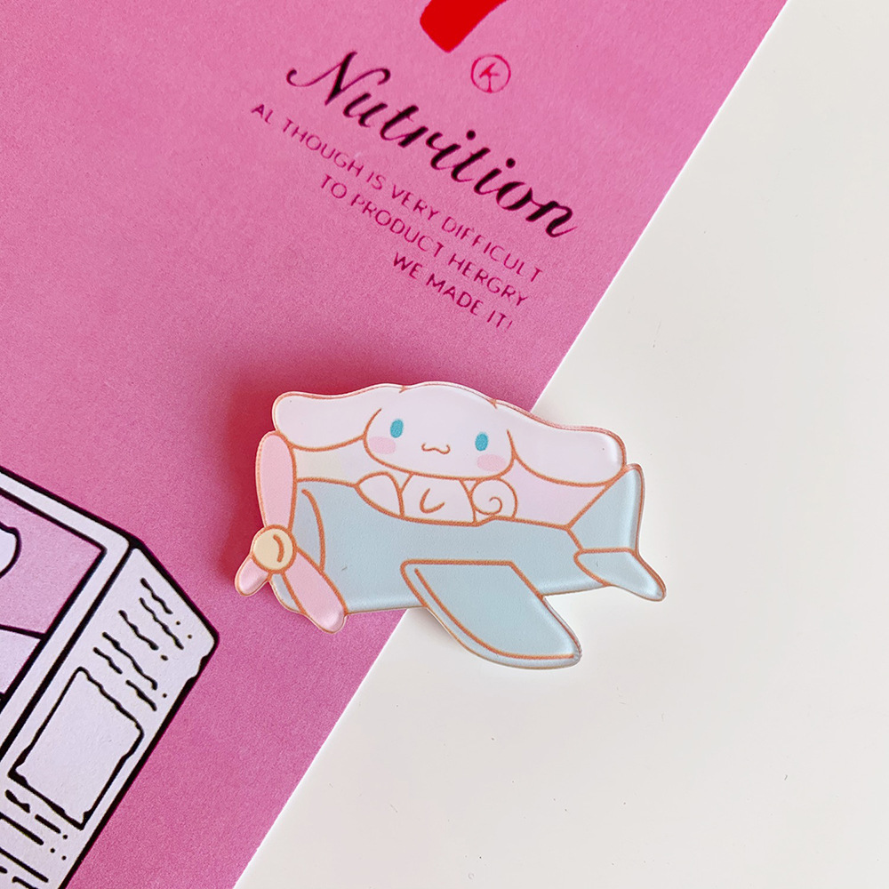 Broche de Acetato Corte y Creativo con Pupita de Cartón Adorables para Niñas Accesorios para Ropa Bolsos Pendientes — imagen 7