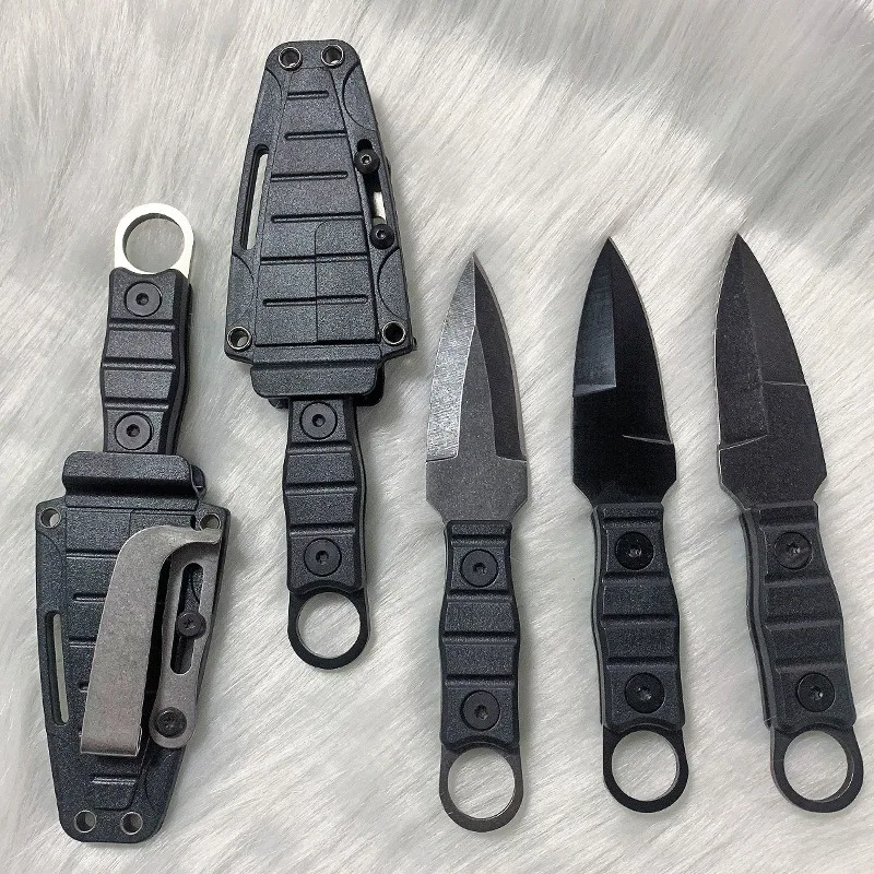 Professional Outdoor Survival Knife, EDC Fixed Blade with Sheath - High Hardness D2 Steel for Camping, Hunting & Self-Defense — image 1