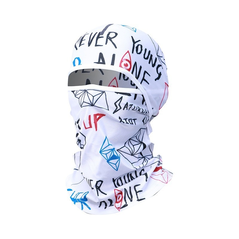 Summer Ice Silk Sun Protection Mask Men's Head Cover Full Face Fishing Sun Protection Scarf — image 19