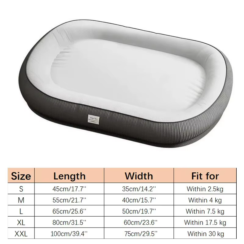 Pet Products Accessories Pets Dog Bed Medium Large Basket Mat Puppy Cats Dogs Fluffy Beds Cushions Small Breeds Bed Supplies — image 6