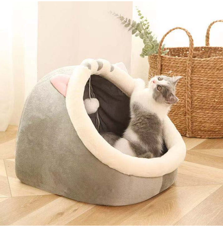 New Season Four-Season Cat House, Cat Hut, Dog Bed, Summer Cat Villa, Semi-Enclosed Cat Nest, Pink Rabbit Style — image 4
