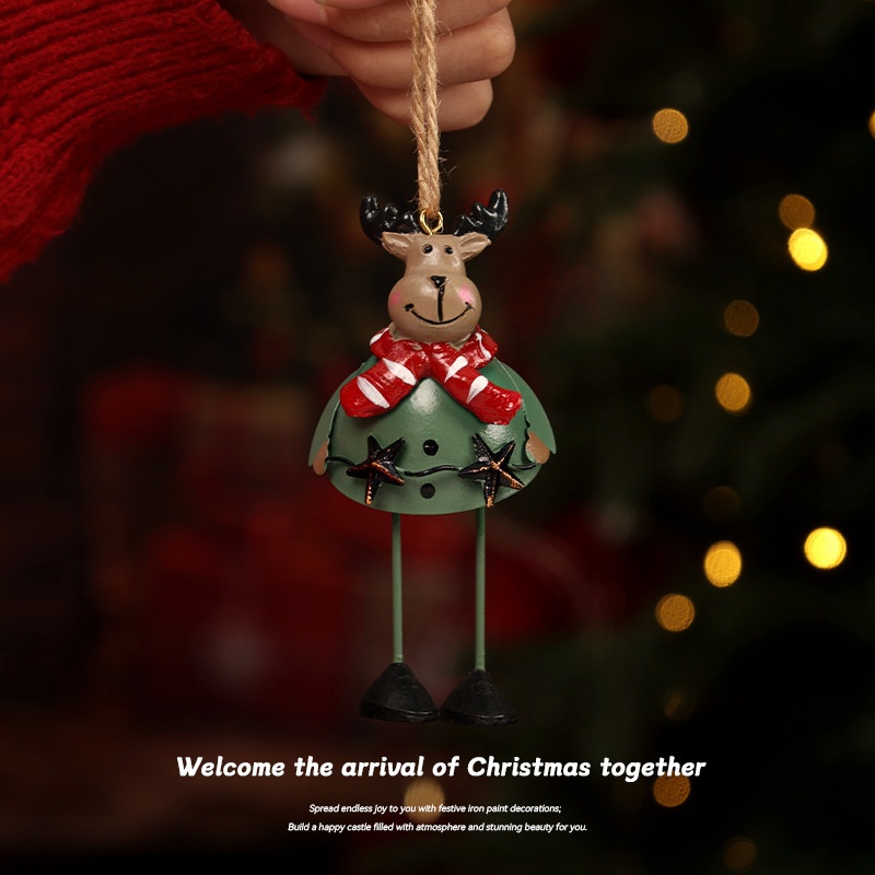 Christmas Reindeer Santa Claus Hanging Ornament, Christmas Tree Decoration Kids' Costume Gift Accessory — image 4