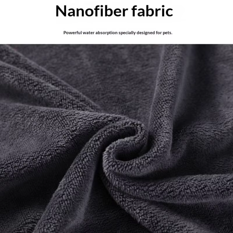 Pet Bath Towel Microfiber Embroidered Super Soft Absorbent Towel For Dogs Cat Grooming Supplies Cleaning Tool — image 6