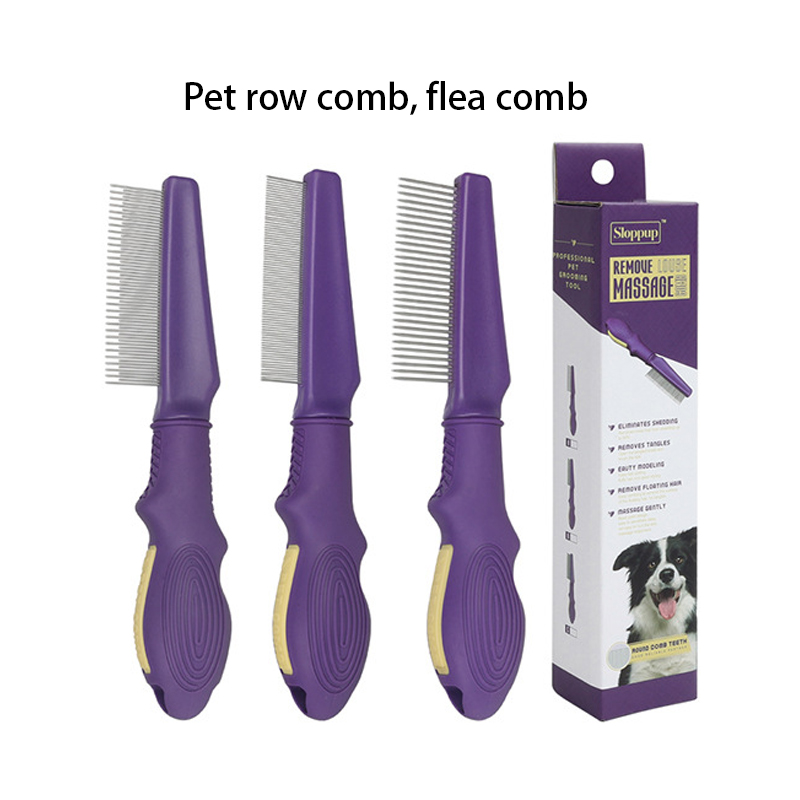 Pet Comb High and Low Needle Hair Removal Flea Comb Cat Dog Long and Short Needle Open Knot Beauty Comb — image 4