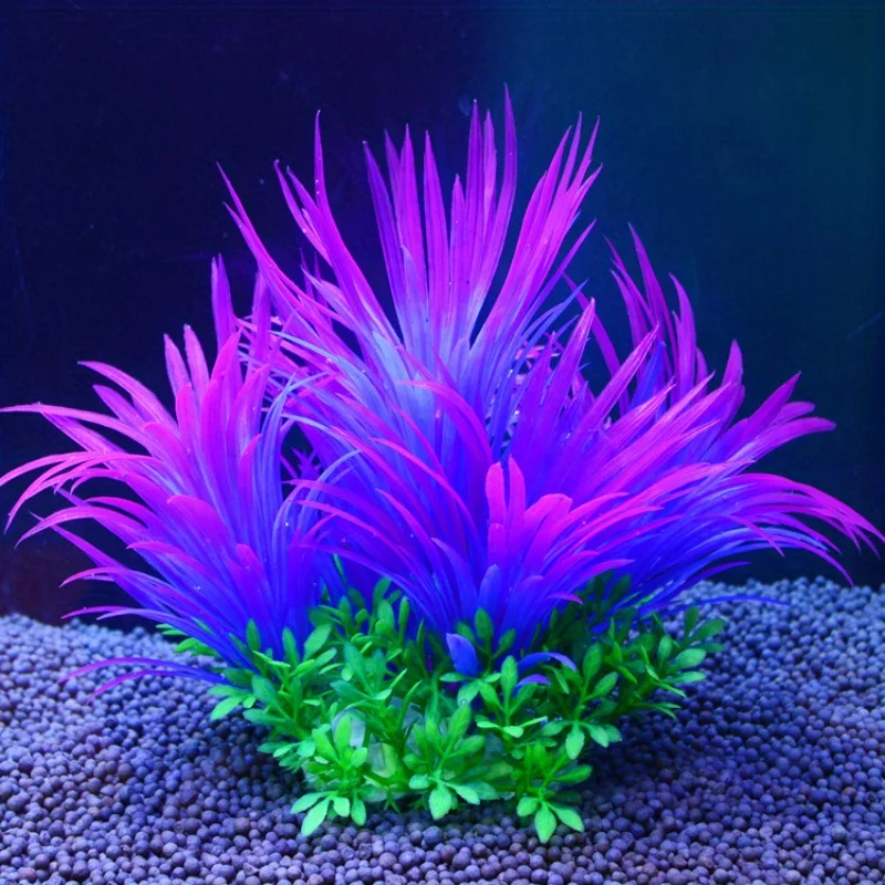 Artificial Aquarium Decoration Plants Small Water Weeds Ornament Aquatic Plant Fish Tank Accessories Decoration Landscape — image 6