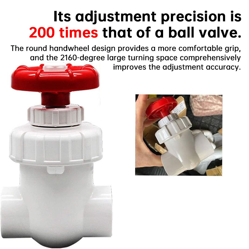 25/32/40mm UPVC Control Valve - Corrosion Resistant Plastic Gate Valve for Aquarium Sump & Garden Drip Irrigation Accessories — image 1