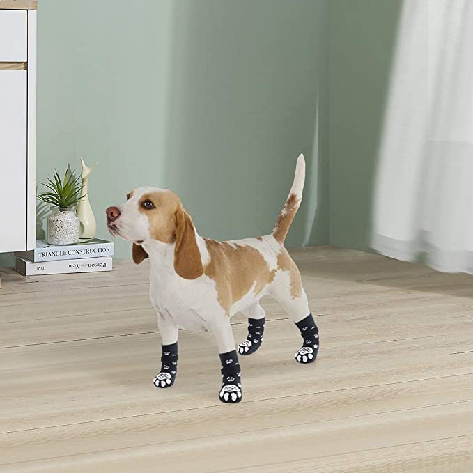 Pet socks foot covers cat and dog socks outdoor anti slip and waterproof shoes socks — image 2