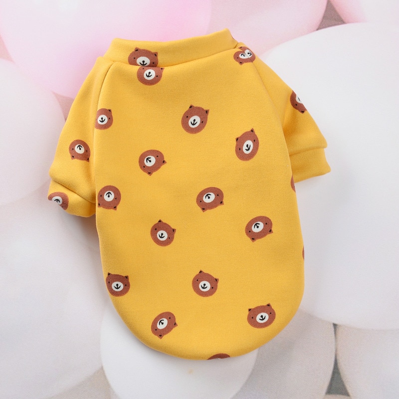Pet Dog Costume Cute Animal Printed Pet Coat Cotton Soft Pullover Dog Shirt Jacket Sweatshirt Cat Sweater Pets Clothing Outfit — image 10