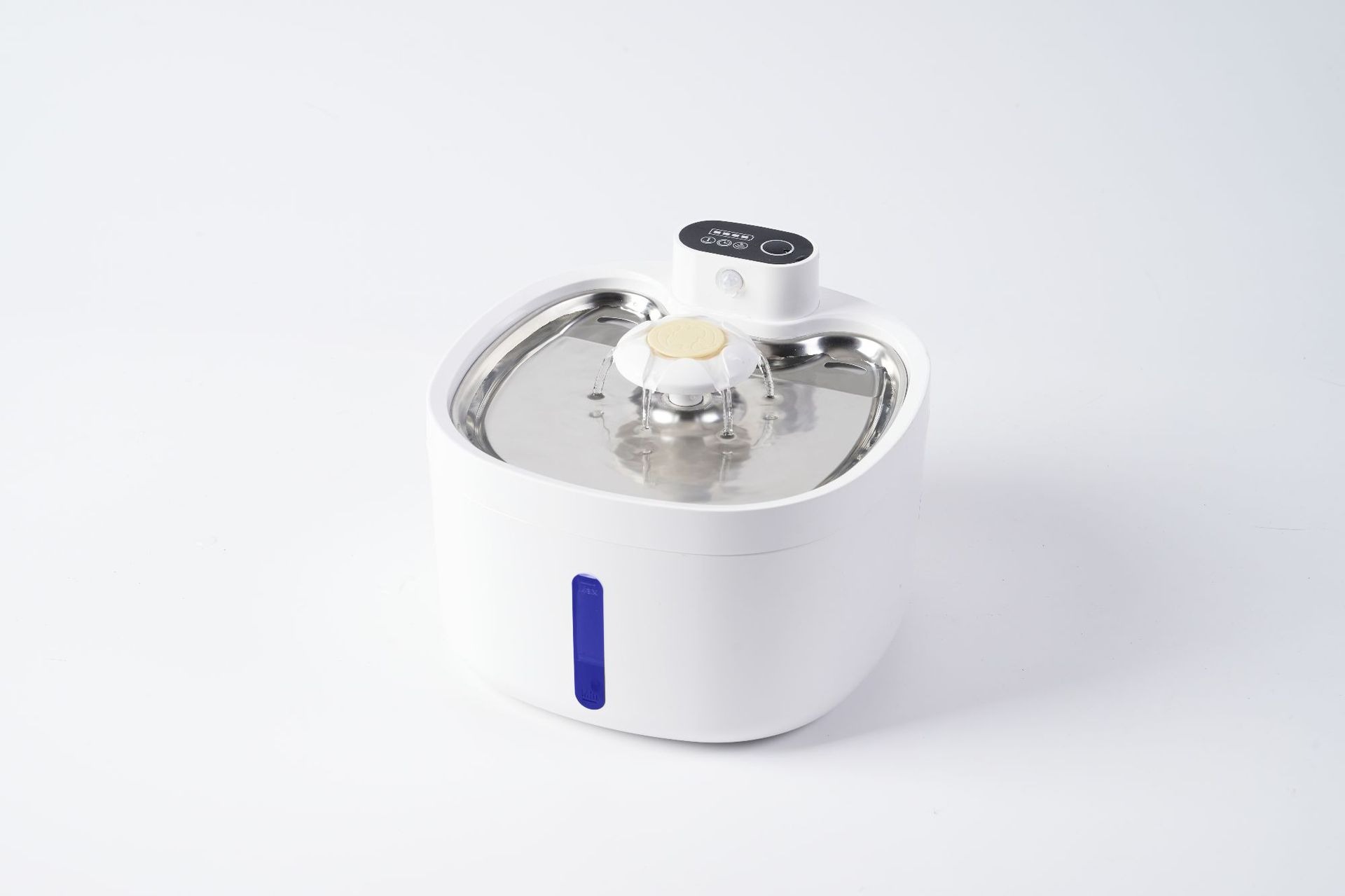 New pet intelligent water dispenser food grade stainless steel wireless range flowing water dispenser for cats — image 2
