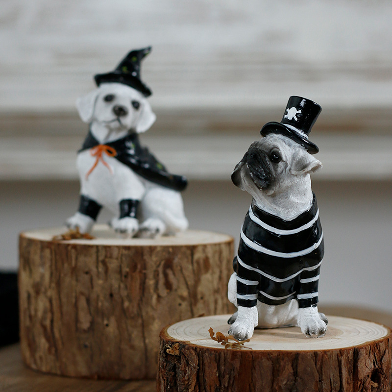 Figura de Bruja de Halloween para Perros en Estilo Europeo — imagen 4