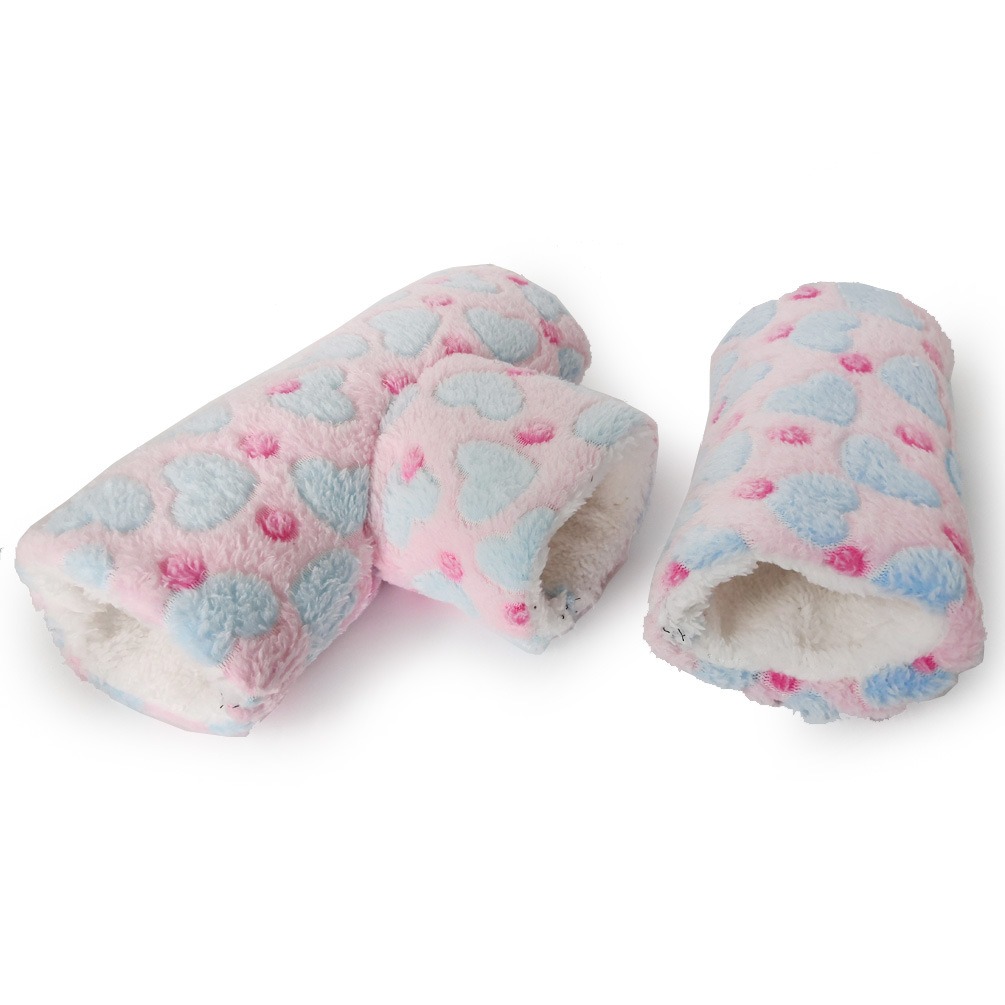 Hamster Cotton Nest Honey Bag Glider Dutch Pig Hedgehog Winter Warm Shelter Passage Pet Toy Tunnel — image 5