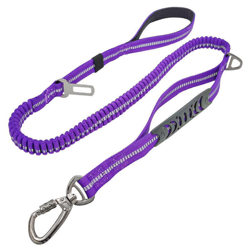 2.5*135CM Correa Elástica para Perro de Fábrica con Cinturón de Seguridad Reflectante para Auto — imagen 9