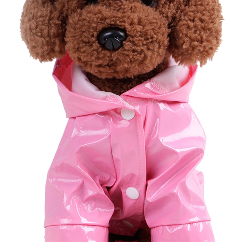 Chaquetas de Agua para Perros y Gatos de Verano S-XL Chaqueta con Capucha Impermeable para Mascotas Ropa de Vestir #F#40JE14 — imagen 6