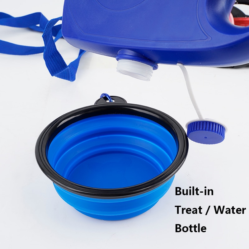Cuerda Retráctil para Perros Duradera de Nylon con Botella y Tazón Extensible para Paseos y Ejercicio — imagen 5