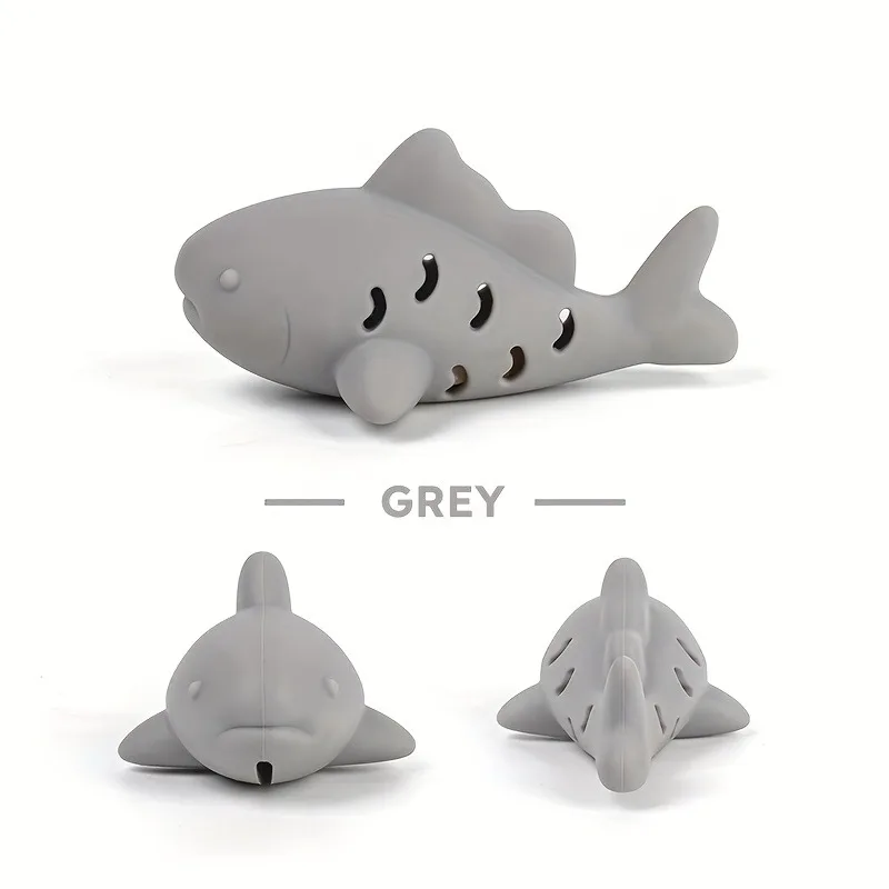 Silicone fish young cat pet teasing cat gnawing and hiding food — image 2