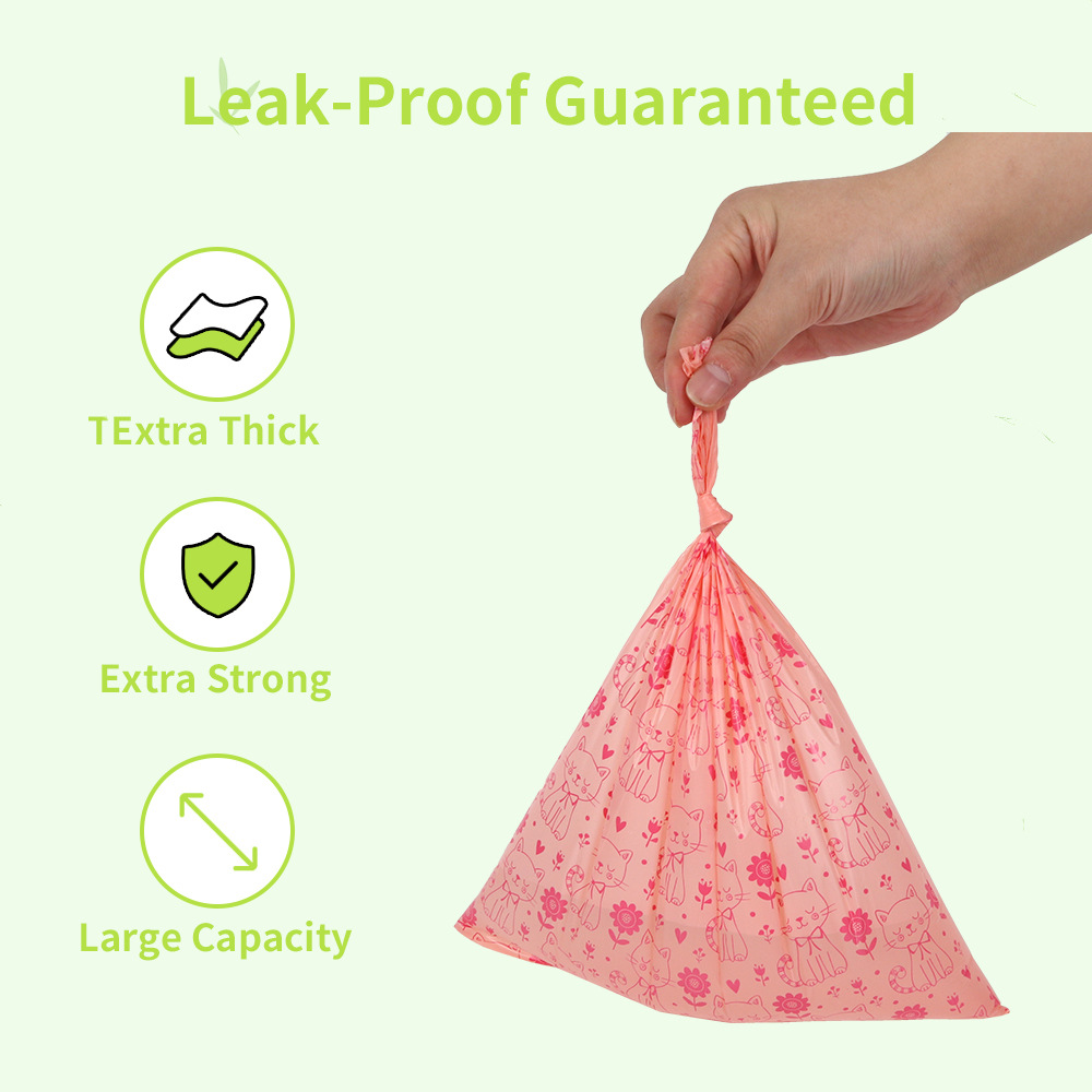 Biodegradable pet garbage bag and fecal collection bag — image 2