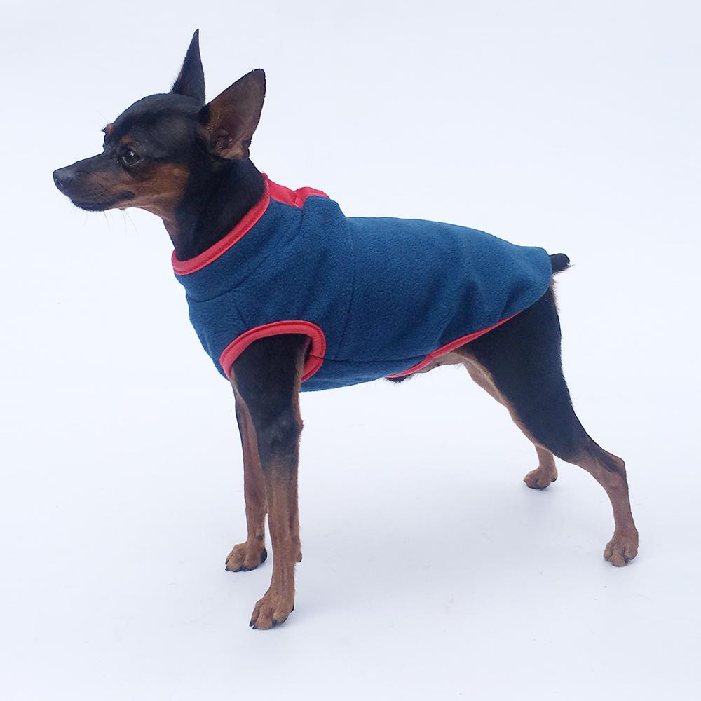 Dog Clothes Winter Warm Dog Clothing Fleece Sweater Soft Thicken Costume Vest Pet Cat Jacket — image 3