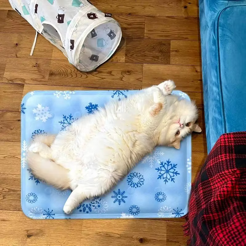 Pet Beds Cooling Cushion Covers Cats Pets Things For Animal Kitten Accessories So Dogs Bed All Little House Furniture Plush Dog — image 2