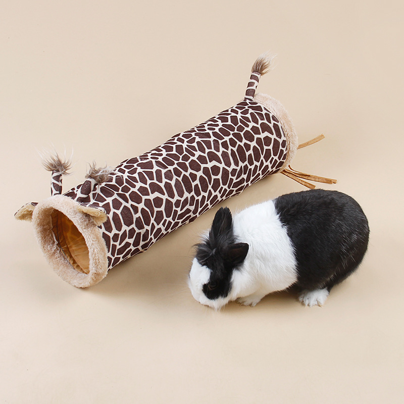 Mini Pet Supplies Single Pass Spring And Autumn Rabbit Tunnel Toys Dutch Pig Chinchilla Hamster Warm Nest — image 2