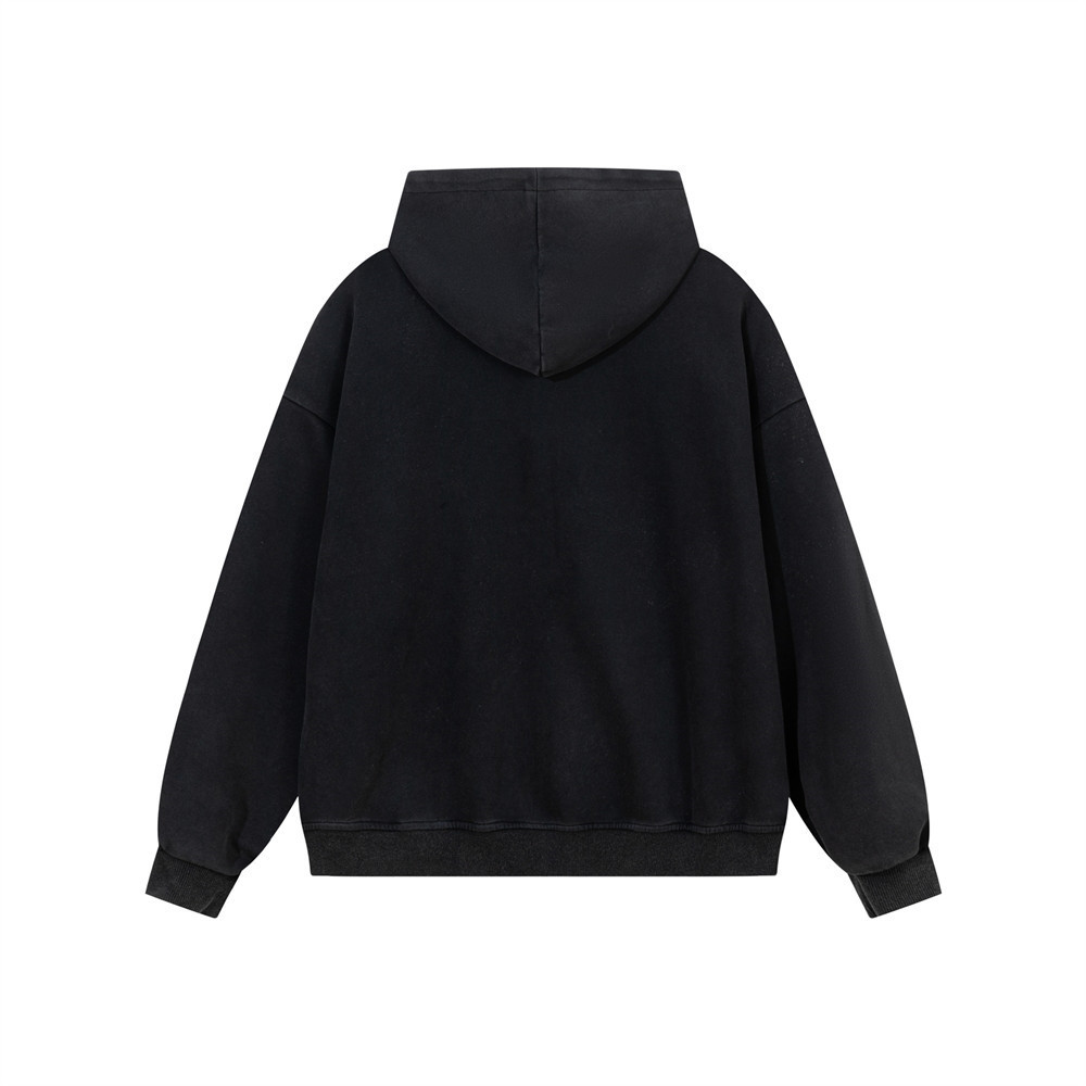 Color blocking adhesive cloth cat hooded sweatshirt — image 3